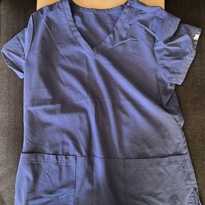 greys anatomy scrubs dark navy